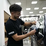 Процесс оклейки